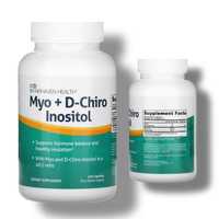 Инозитол Myo+ D-Chiro Inositol, 120 капсул Америка