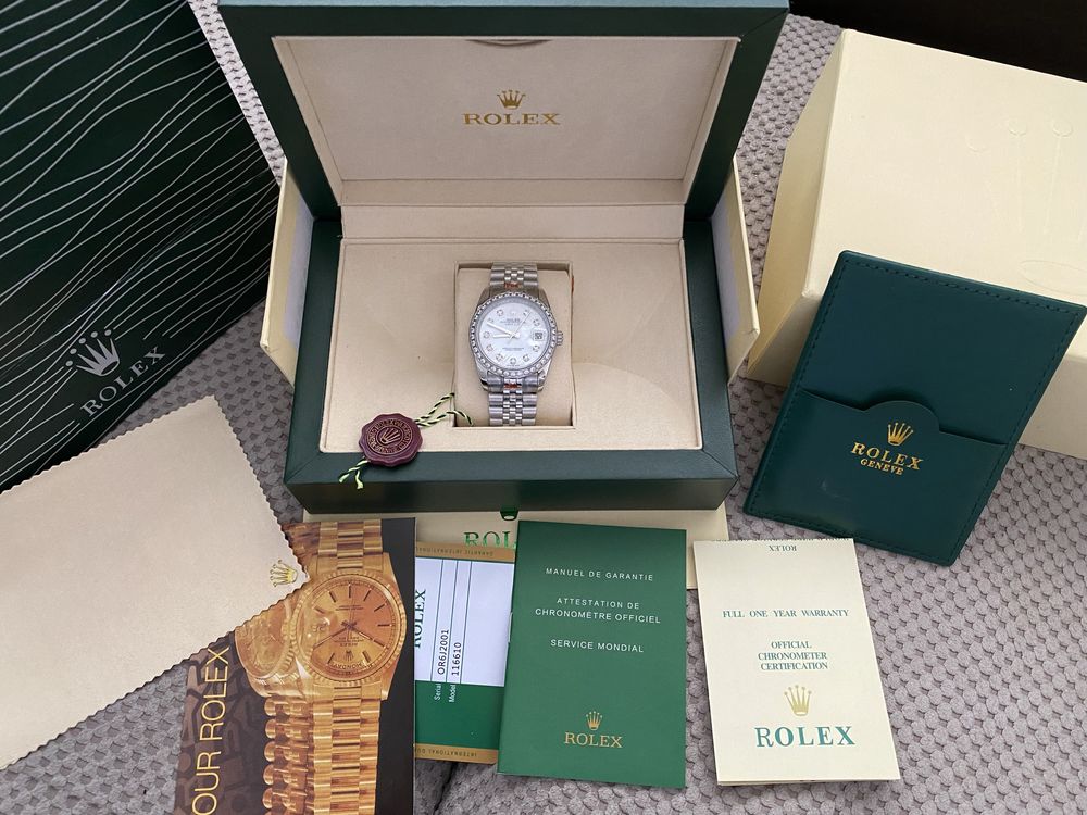 Rolex DateJust Diamonds Marble “Date” 36mm