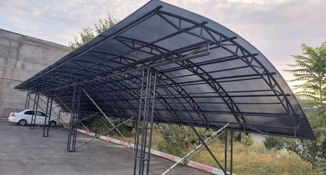 Leksan Лексан установка и Металлический конструкция Навес казирог