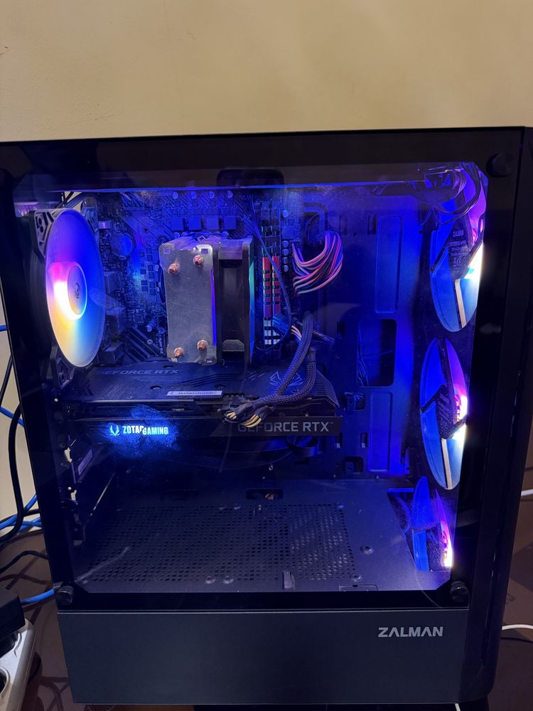 Gaming Komputer 3060Ti + 12400f komplekt monitor klaviatura mishka