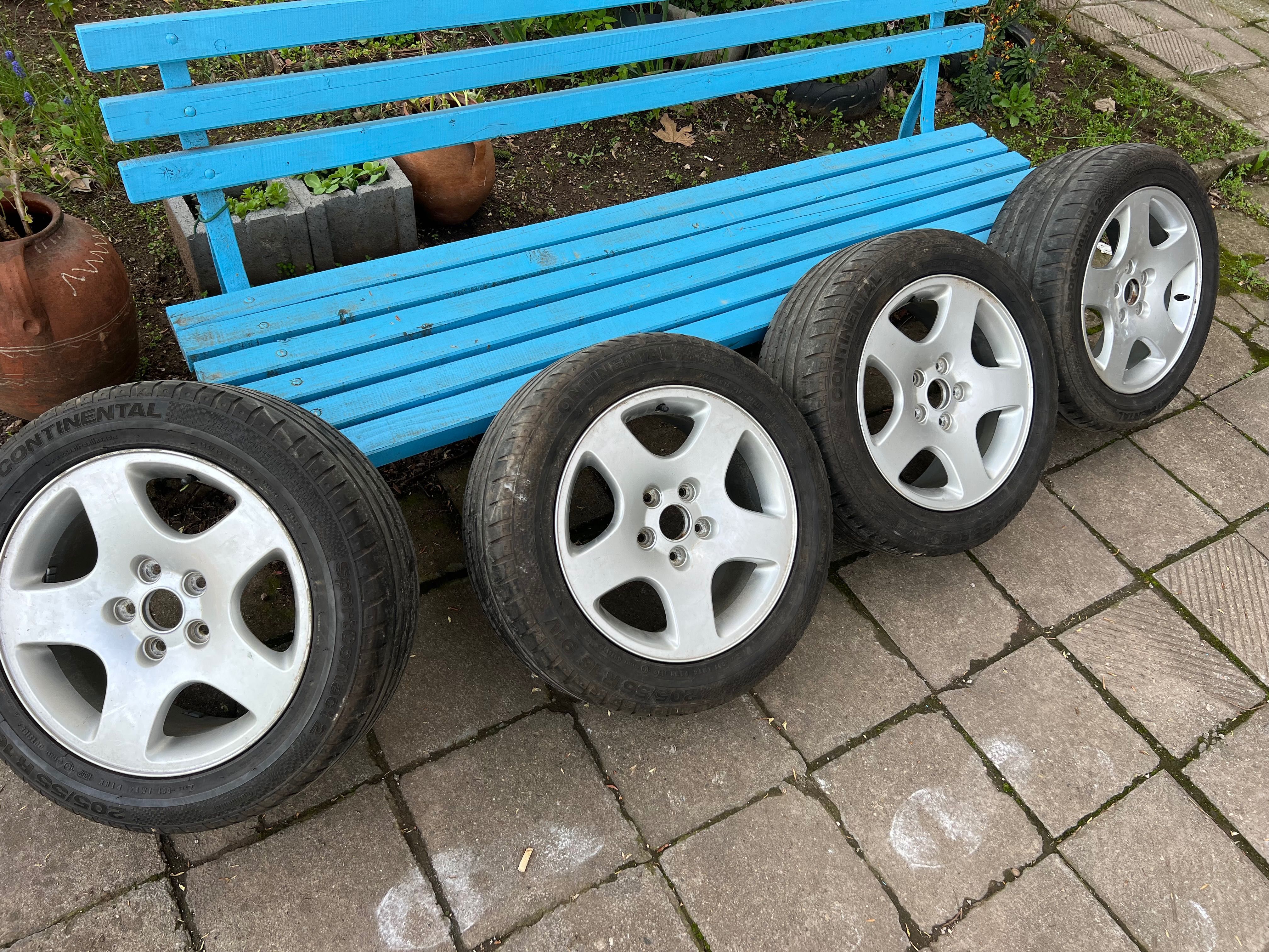 Летни гуми CONTINENTAL 205/55 R16 + джанти