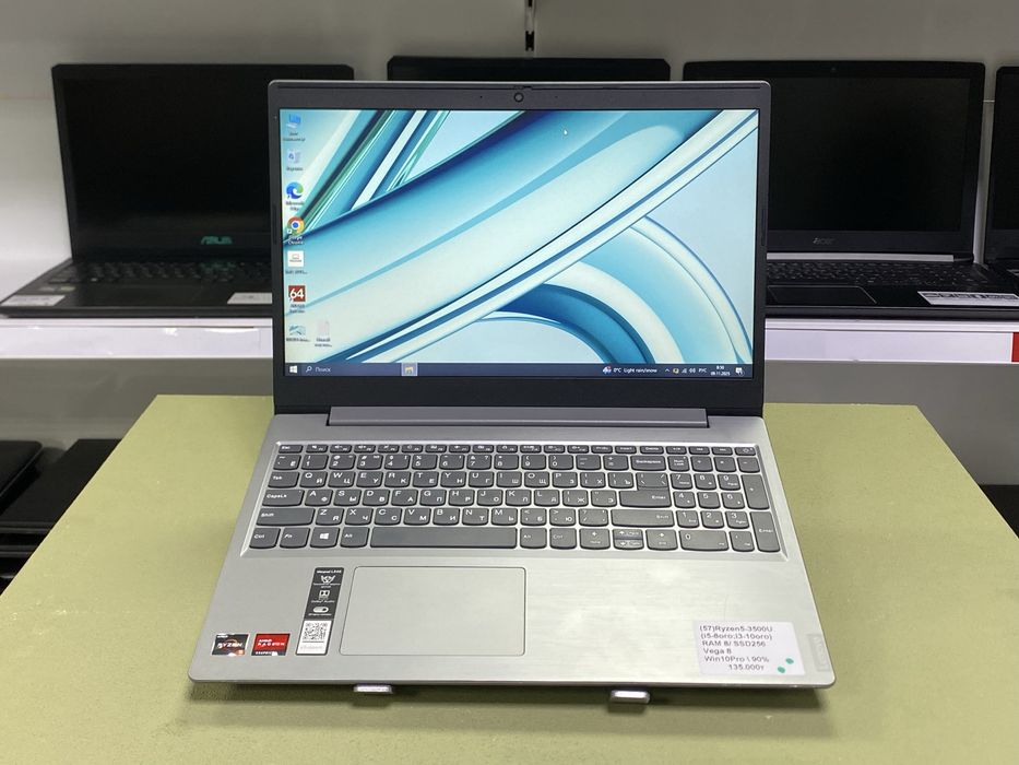 Ноутбук Lenovo IdeaPad L340 | Ryzen 5 3500U / 8GB / SSD 256GB. 90% АКБ