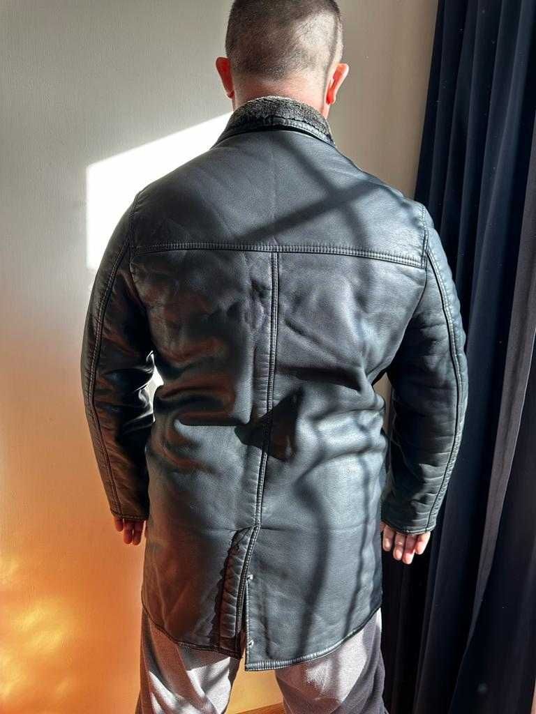 Мужская куртка из бычьей кожи