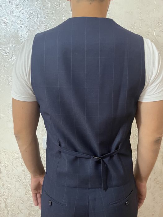 Костюм шалбар темно-синие
