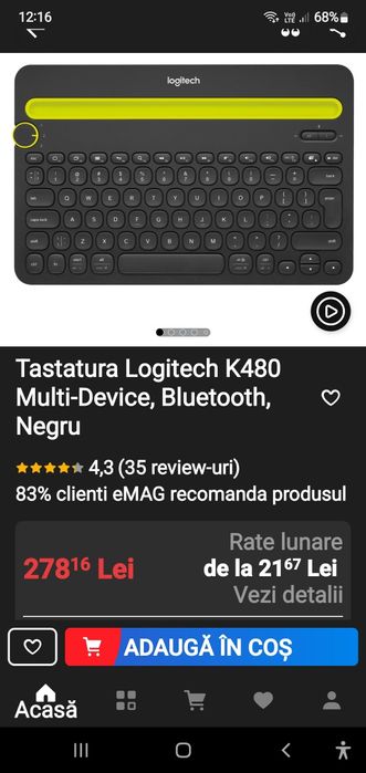 Tastatura Mac Win Android Tv Smart