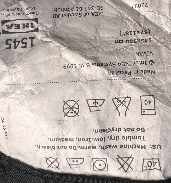 10 бр. Черни пердета 145 х 300 см (завеси)