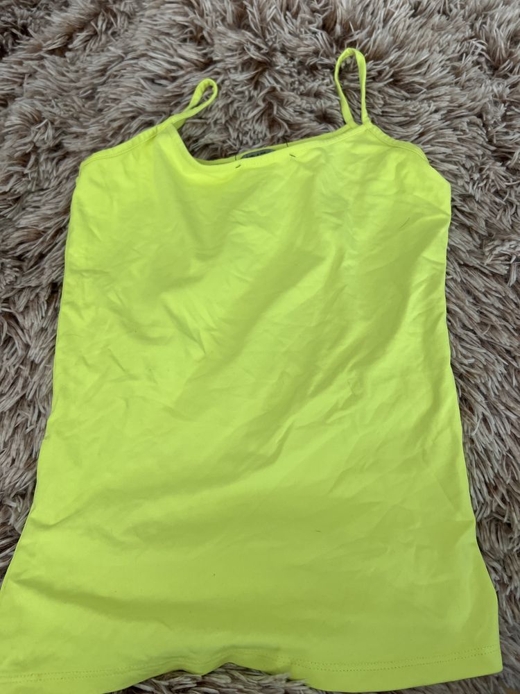 Bluza neon Zara, poliamida cu elastan -S