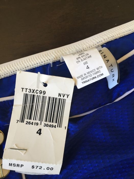 TRINA TURK баски/S син отAssos