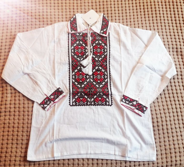 Ie baiat motive tradiționale din bumbac de la 0 la 16 anișori