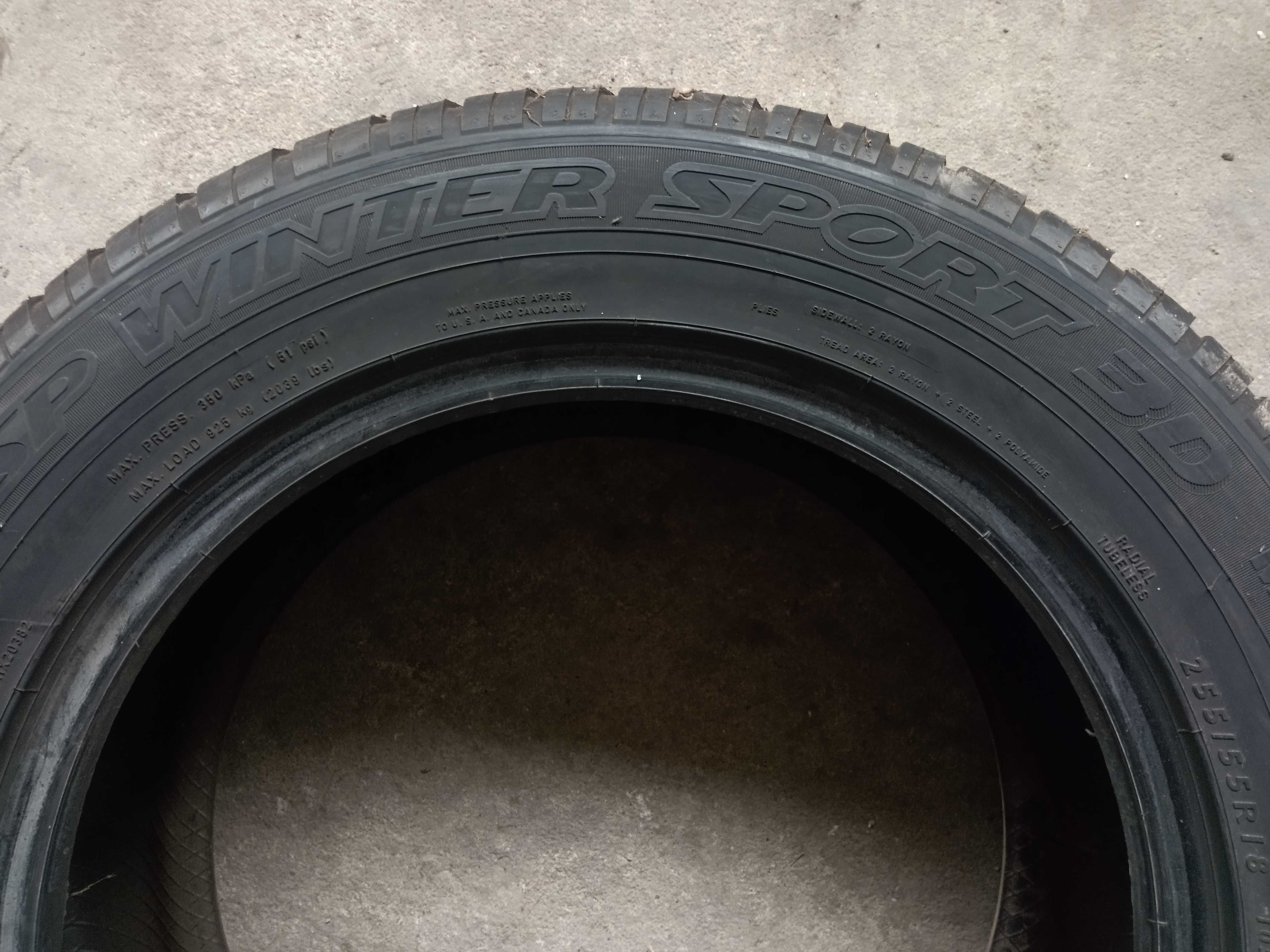 Anvelope 255/55R18 Continental Winter Contact / Dunlop Winter Sport 3D