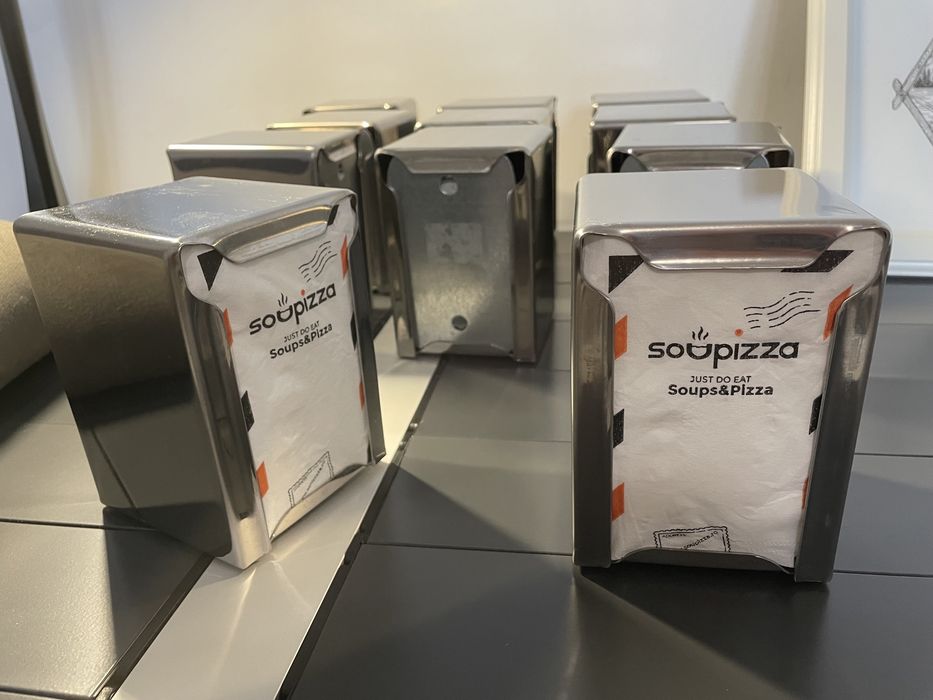 Dispenser inox servetele masa/cafea
