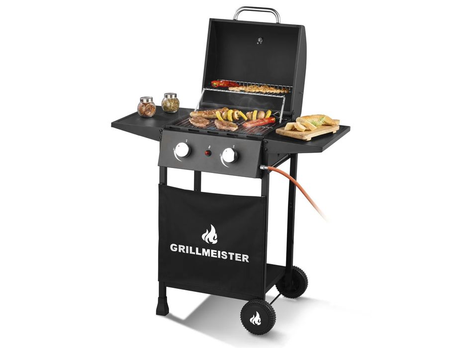 Gratar pe butelie GrillMeister nou sigilat. 2 arzatoare