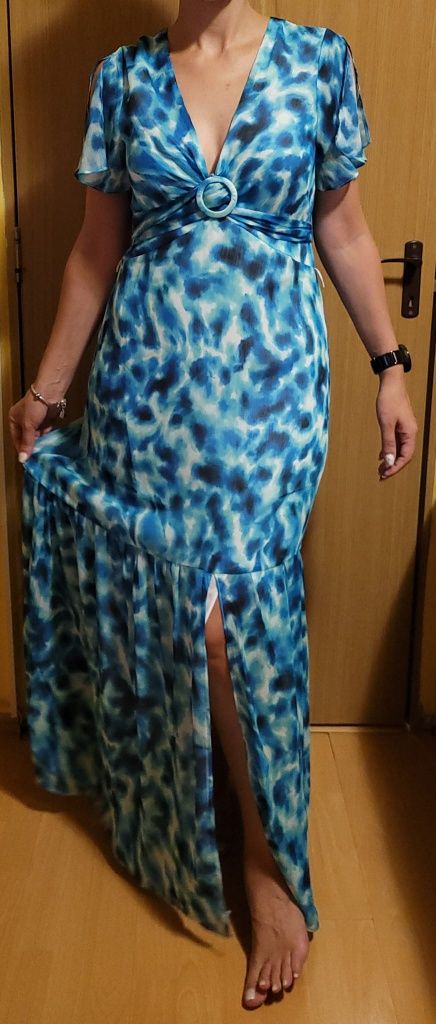 Rochie albastra, de vara