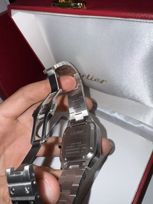 Vand ceas Santos de Cartier Medium 35mm fullbox
