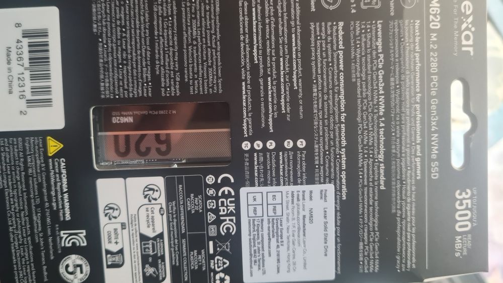 SSD 1tb lexar  для notebook laptop