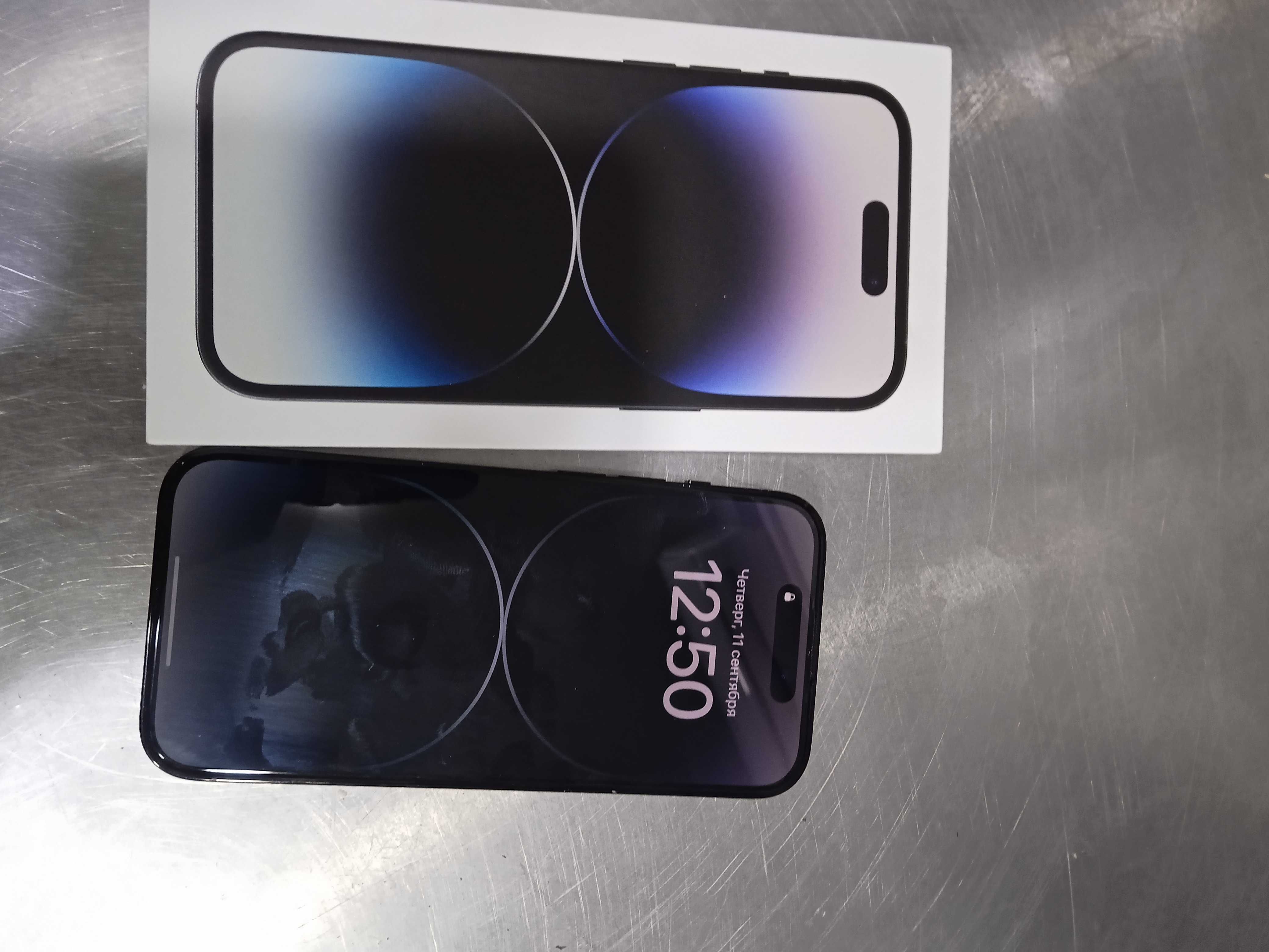 iPhone 14 pro 128GB Qora