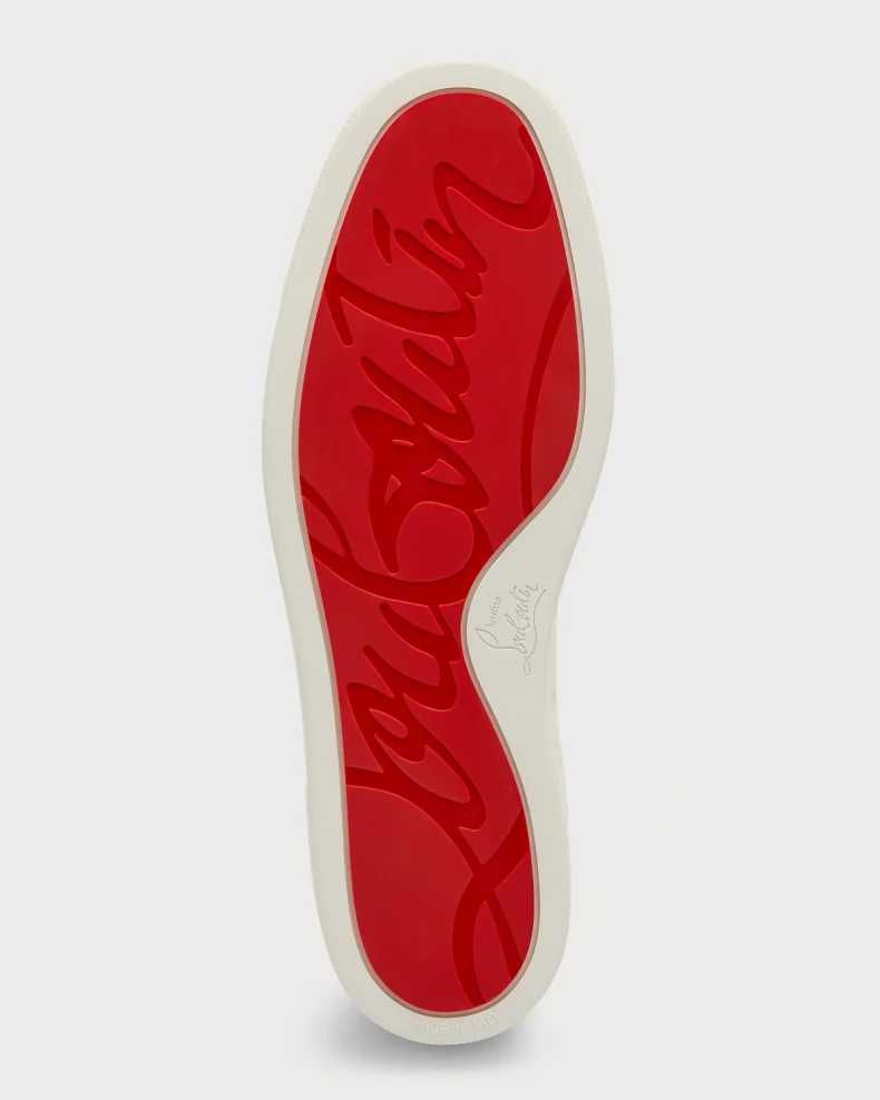 (36-44 номер) Christian Lobotin/Louboutin Low White с предни шипове