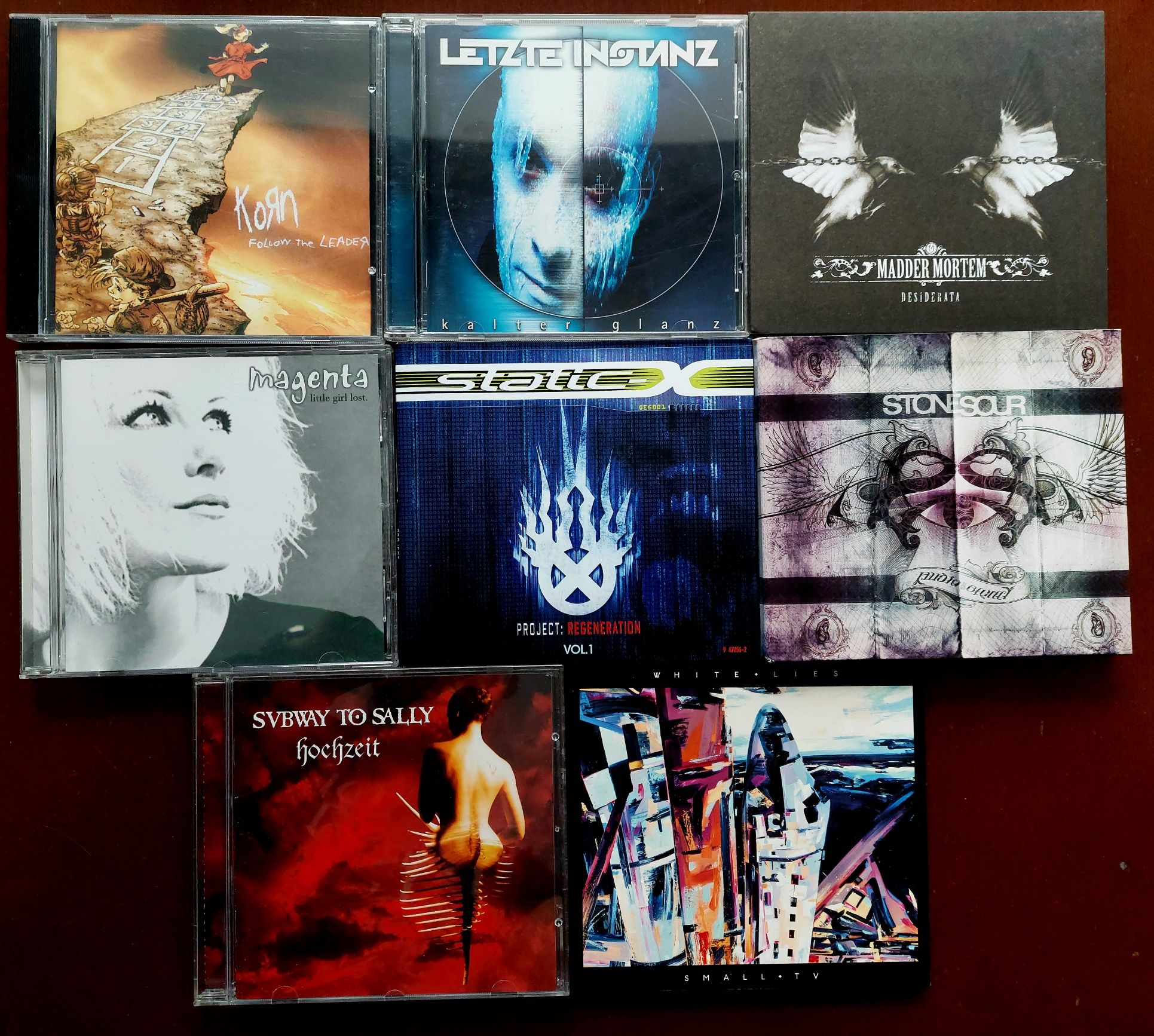 Metal, gothic, alternative rock CDs