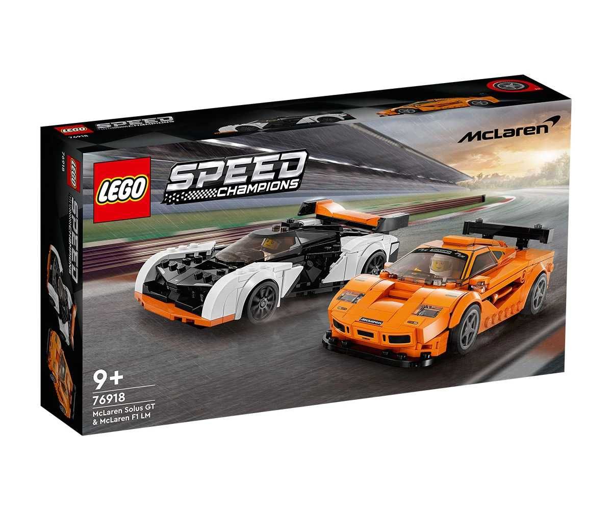 LEGO Speed Champions 76918 - McLaren Solus GT и McLaren F1 LM
