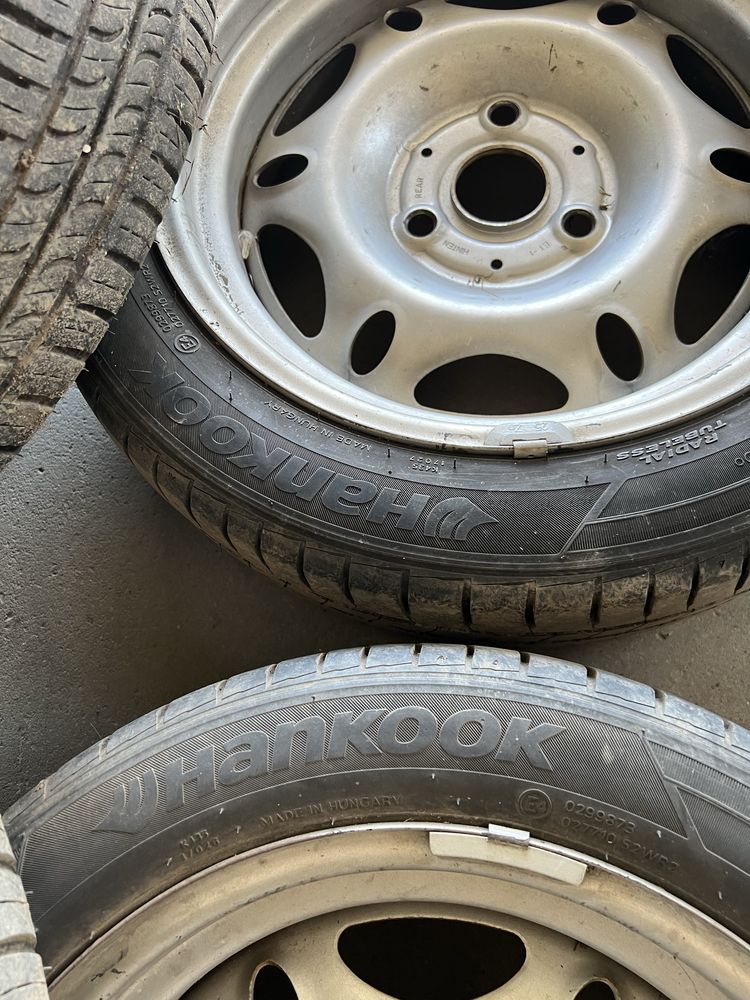 Jante tabla cu cauciucuri vara Smart fortwo 155 70 15”