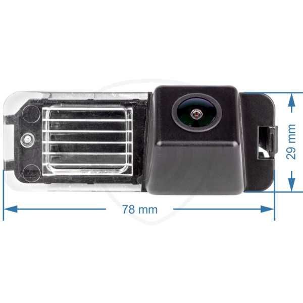 Cameră marșarier tip lampă număr VW, Skoda, Seat, Audi