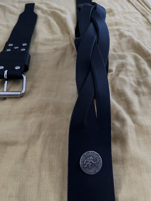 Curea chitara din piele naturala -- Dunlop "Red Monkey"