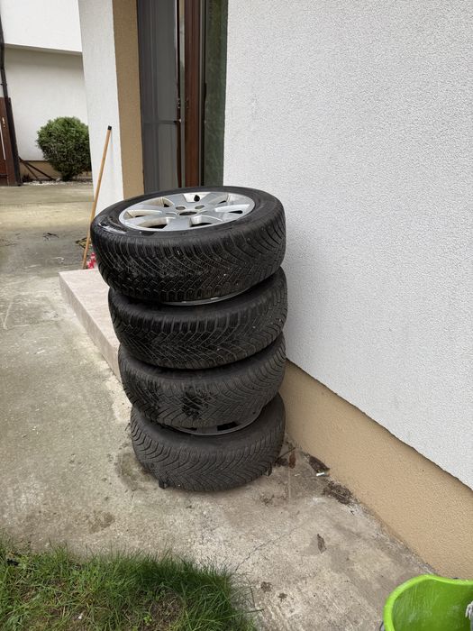 Vand Jante Audi originale + Cauciucuri de iarnă Continental 205/55/R16
