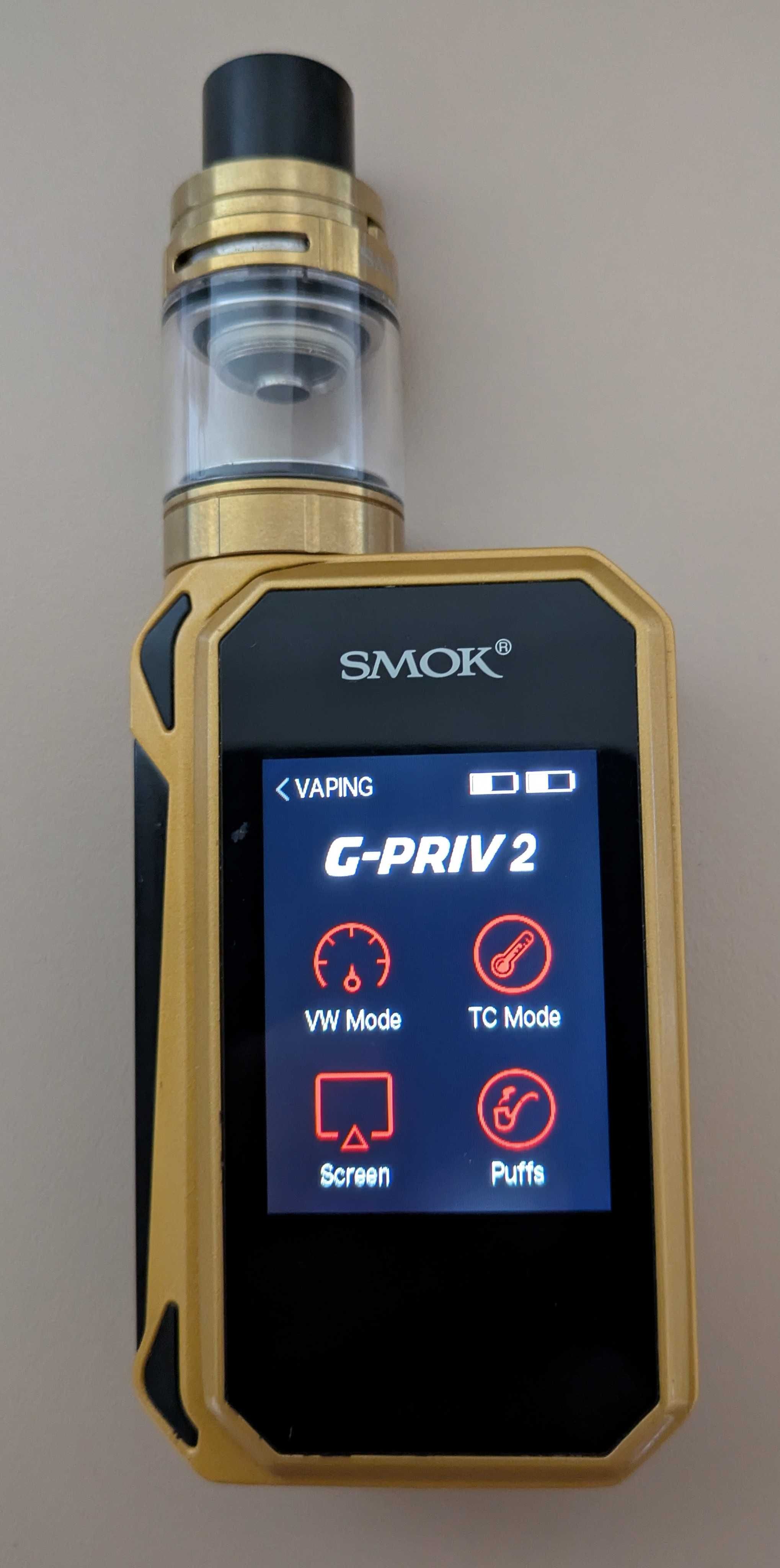 Kit Smok G-Priv 2 cu touchscreen auriu (gold) cu bonus
