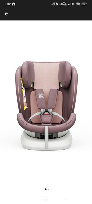 Scaun auto Tweety Plus iSize Buf Boof LightPurple cu isofix Rotativ 36