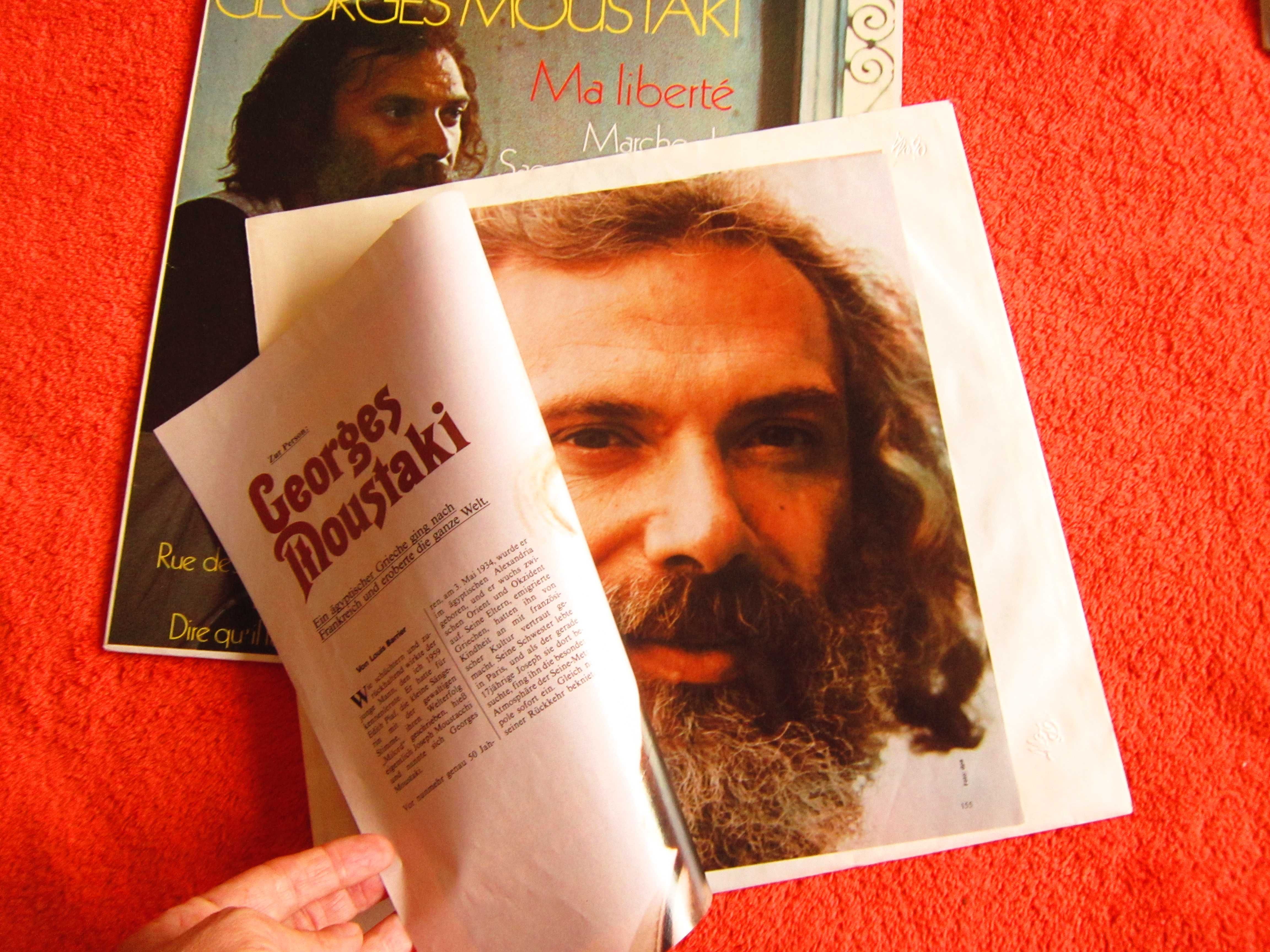 vinil Georges Moustaki ‎- Ma Liberte-  Germany 1972 impecabil