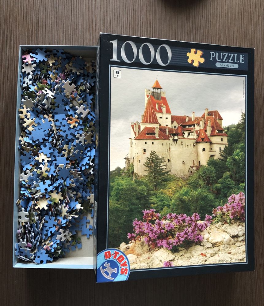 Puzzle D-Toys 1000 piese Castelul Bran