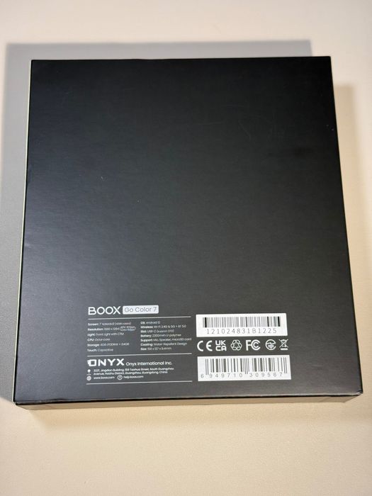 Onyx BOOX Go Color 7 - E-reader Color Kaleido 3, 64GB, Android