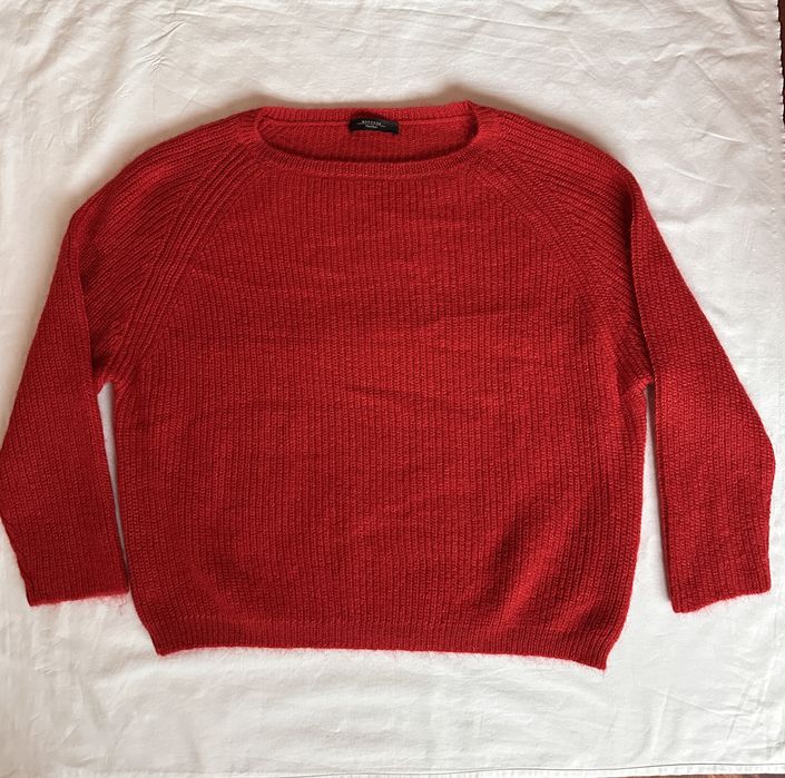 Pulover mohair rosu,dama,Weekend Max Mara,marime L