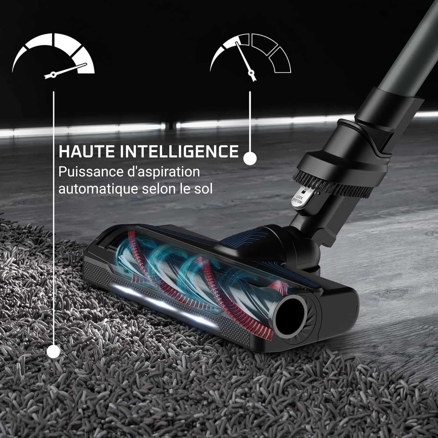 Вертикална прахосмукачка Rowenta X-Force Flex 9.60 Aqua (RH20C2WO)