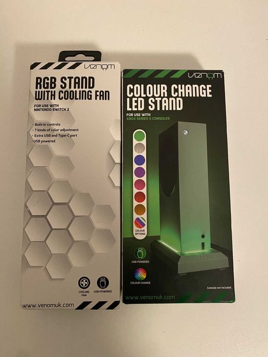 Venom Switch 2 LED Console Cooling Stand/Suport Xbox Series S Venom