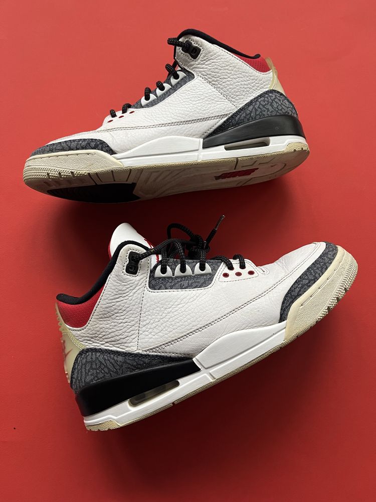 Air JORDAN Retro 3 SE “Fire Red Denim” :  43 / Оригинал