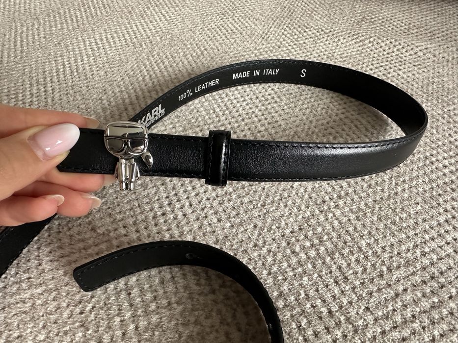 Дамски Кожен колан Karl Lagerfeld