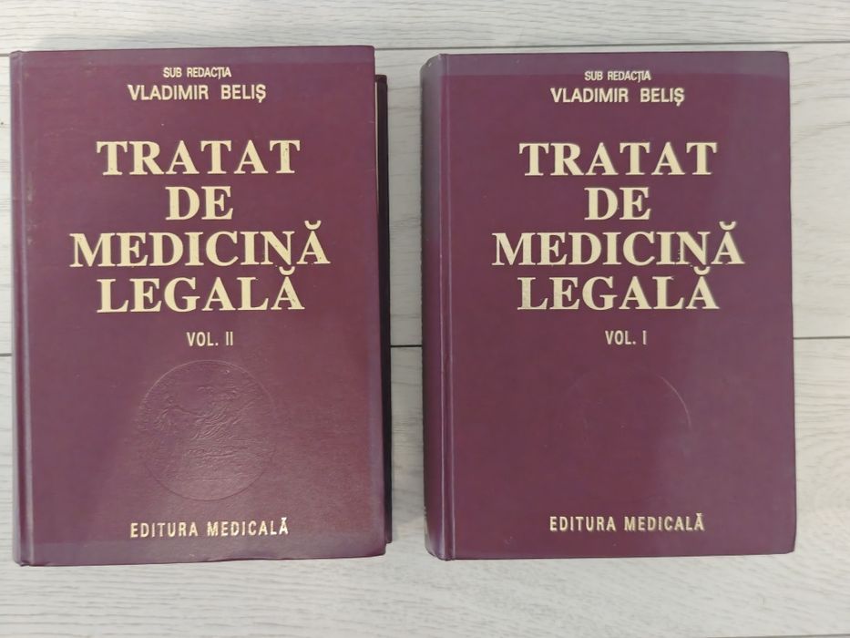 Set Vladimir Belis, Tratat de medicina legala,Complet, 2 vol, Cartonat