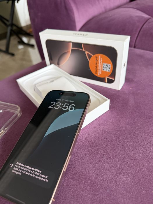 Iphone 16 pro in stare foarte buna inca in garantie cumparat din magaz
