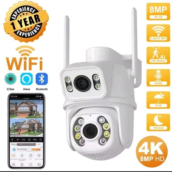 Camera wifi supraveghere 2 lentile
