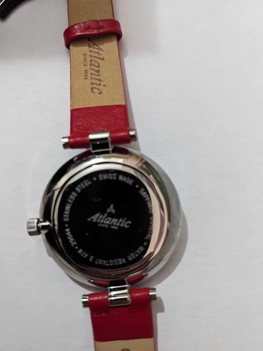 Ceas Atlantic dama Elegance Royal Rubies, cadran sidef, nou