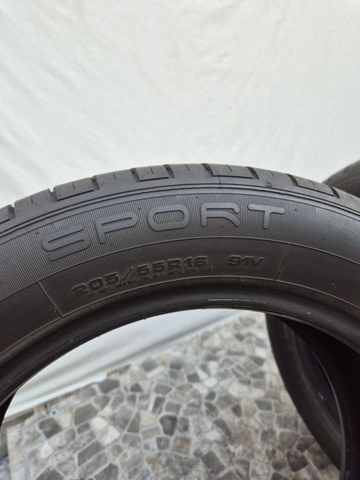 4бр 205 55 16 Dunlop летни 21г
