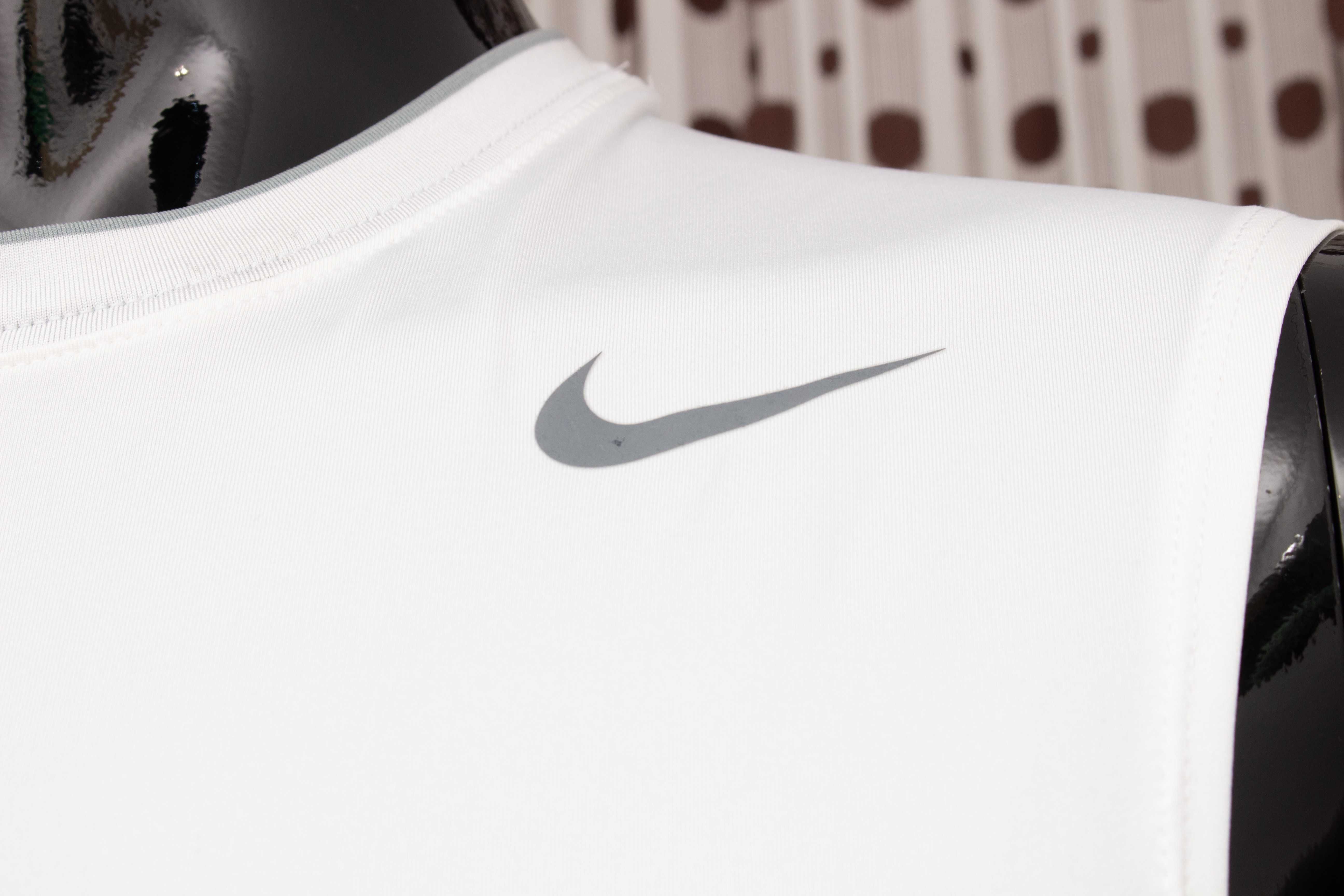 Nike Pro Combat Оригинална Мъжка Блуза без ръкав бяла Compression М
