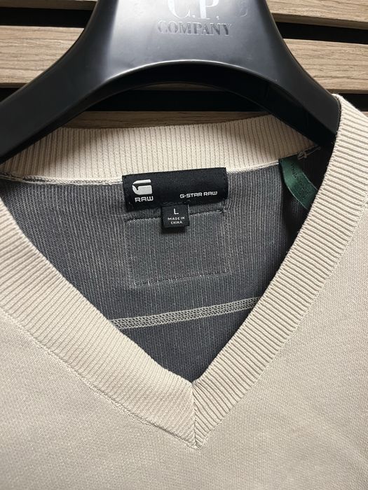 G Star RAW : Plated V Knit 1/2 Sleeve - размер Л / Оригинал