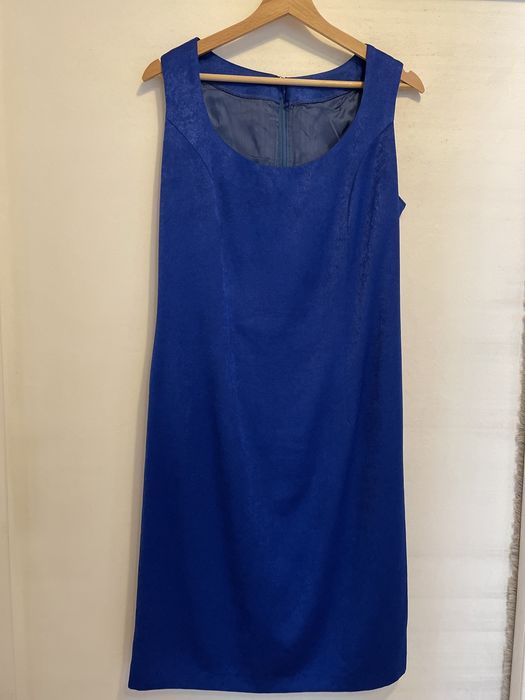 CASA DE MODA VENUS, Compleu rochie sacou, COCKTAIL albastru safir, S/M