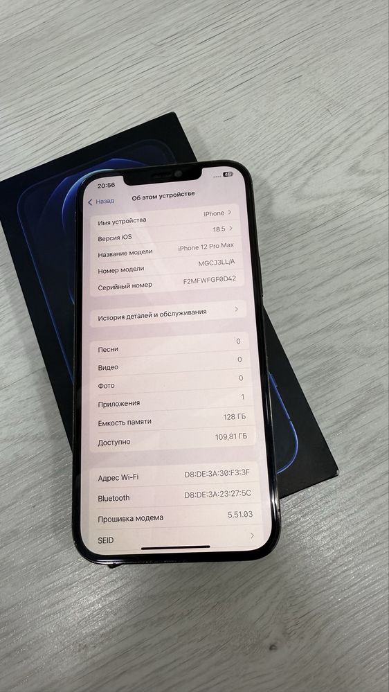 Iphone 12 pro max 128