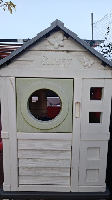 Căsuța Smoby copii cu tobogan