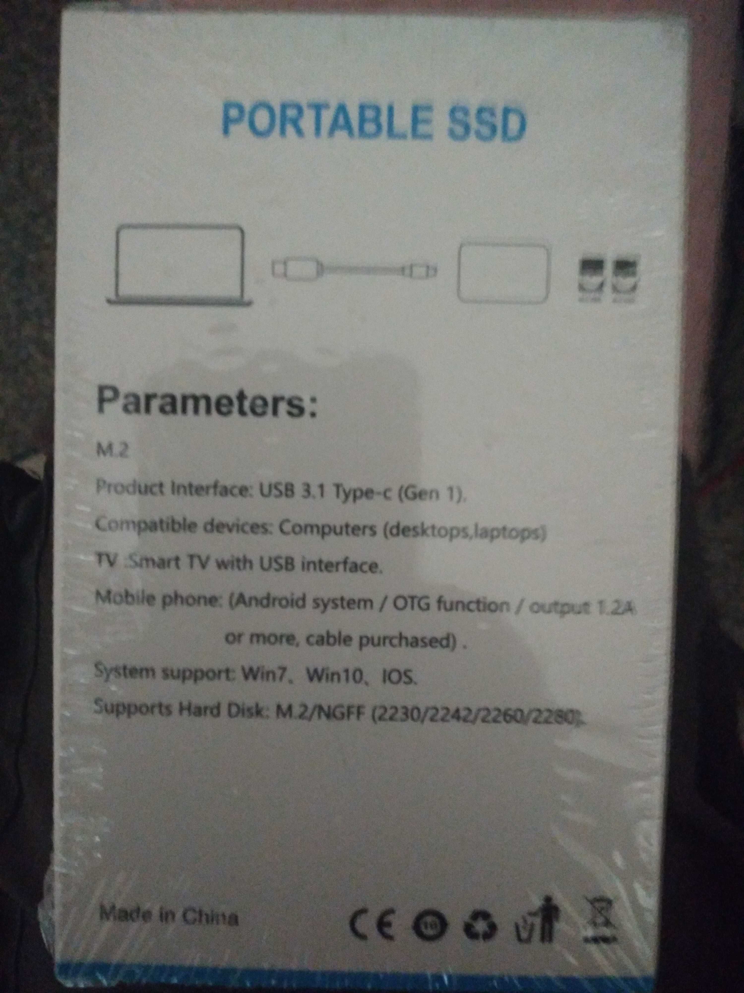 USB SSD-1Tb новый