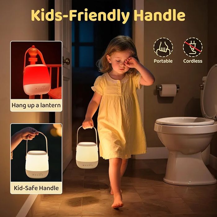 Lumină lampa de noapte bebeluși one fire reîncărcabilă cu telecomanda