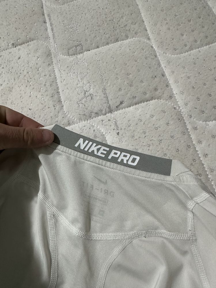 Nike Pro Cool Longsleeve Training Men's T-Shirt White/Black